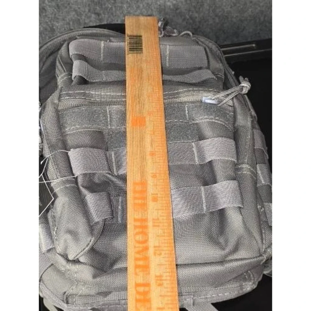 Red Rock Outdoor Gear Rover Sling Pack Gray Tactical MOLLE CCW Bag Hiking Travel